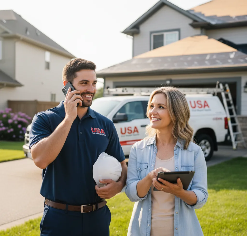 USA Roof Repair Experts customer support in Jerome